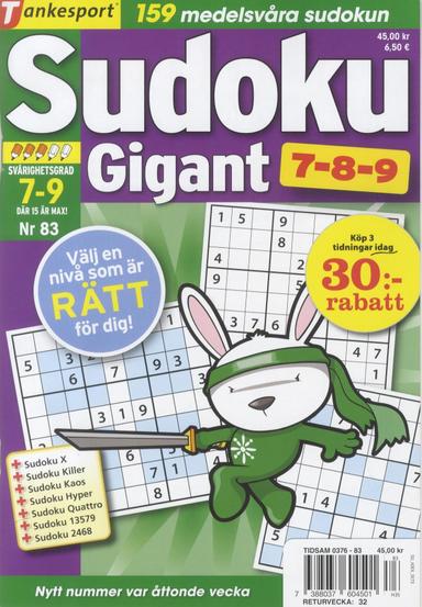 TS Sudoku 7-8-9 Gigant
