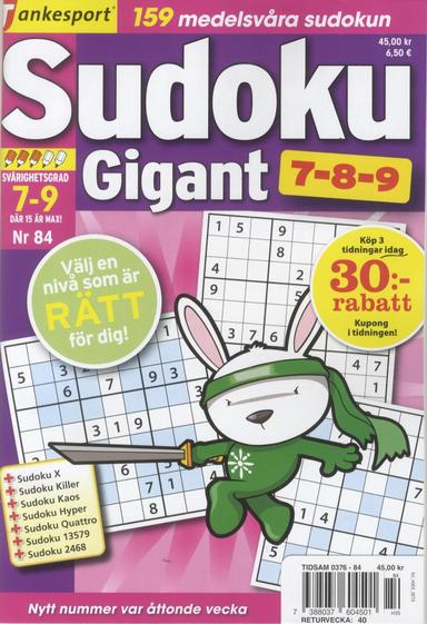 TS Sudoku 7-8-9 Gigant