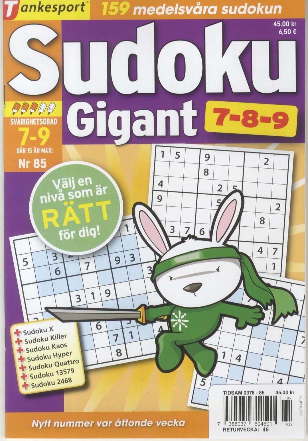 TS Sudoku 7-8-9 Gigant