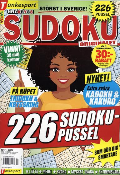 Helg Kryss-Sudoku
