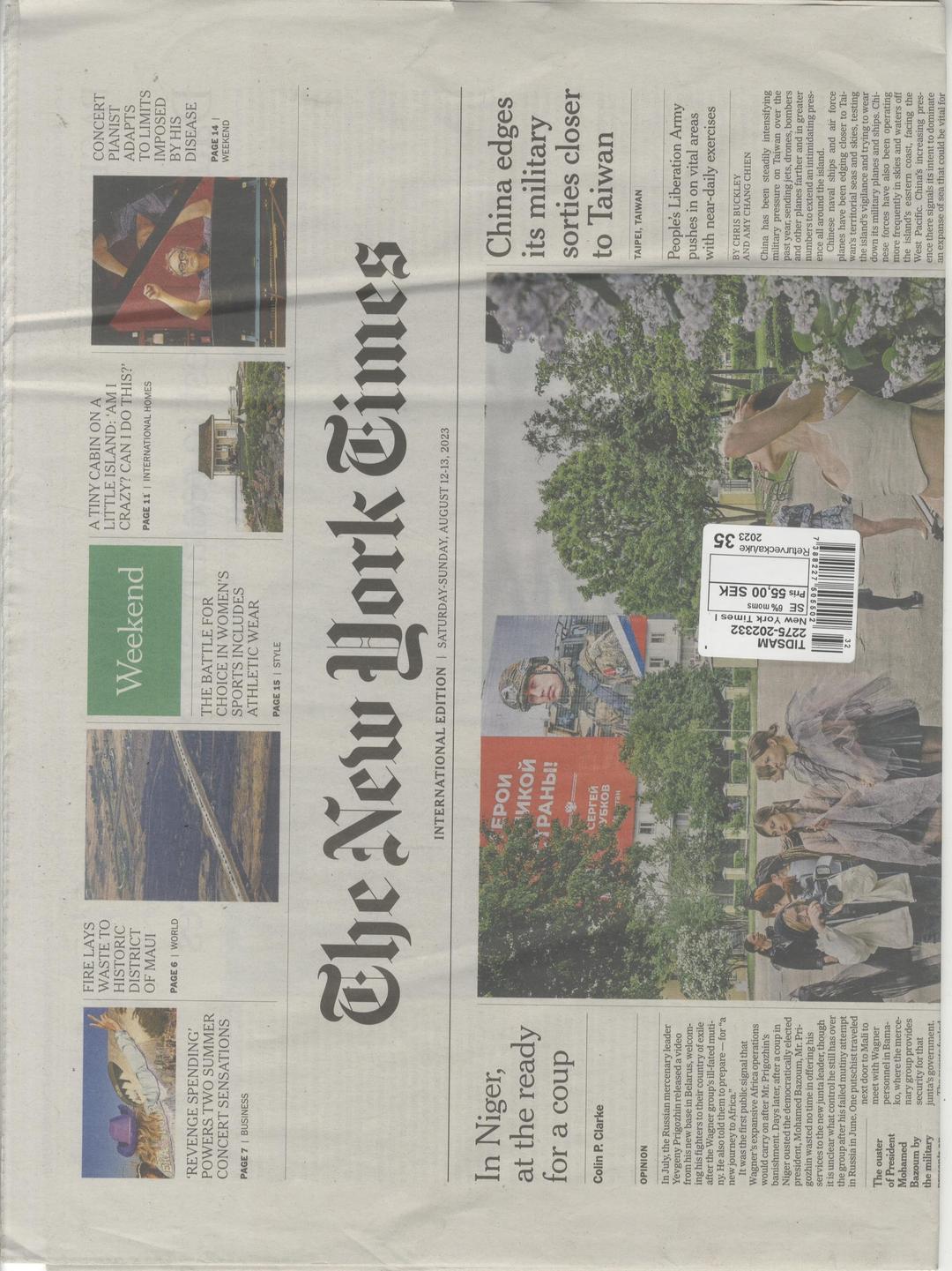 New York Times I. Ed.