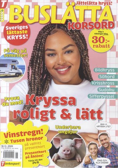 Buslätta Korsord