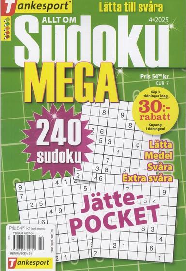 Allt om Sudoku MEGA