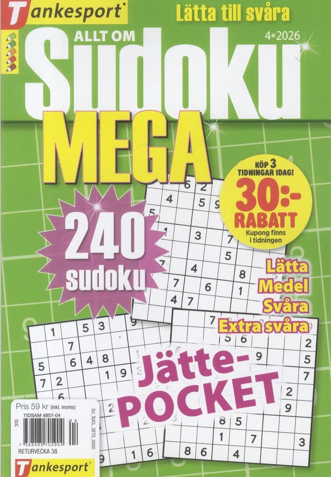 Allt om Sudoku MEGA