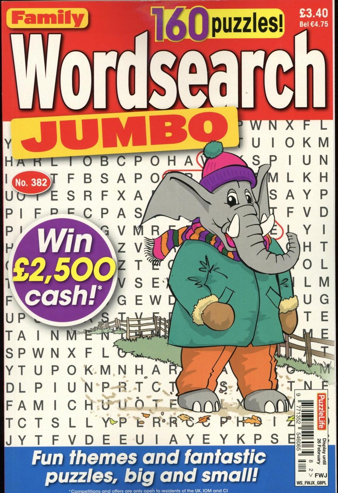 Family Wordsearch Jumb
