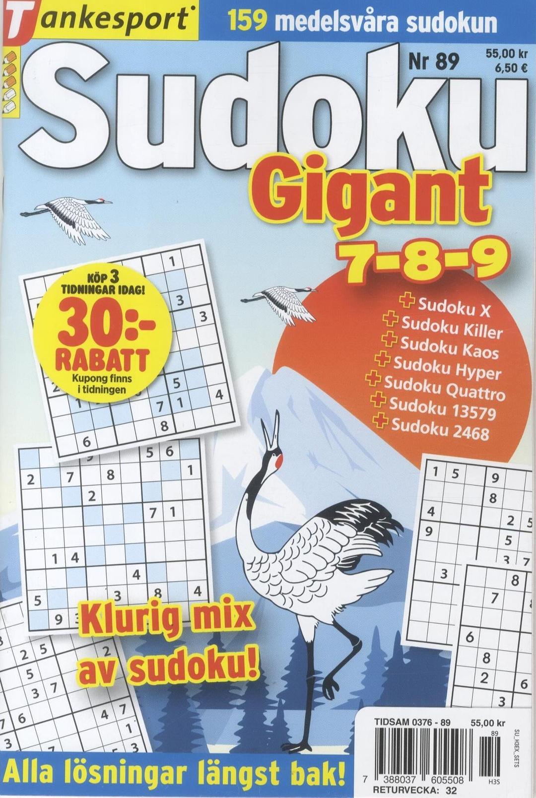TS Sudoku 7-8-9 Gigant