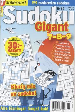 TS Sudoku 7-8-9 Gigant