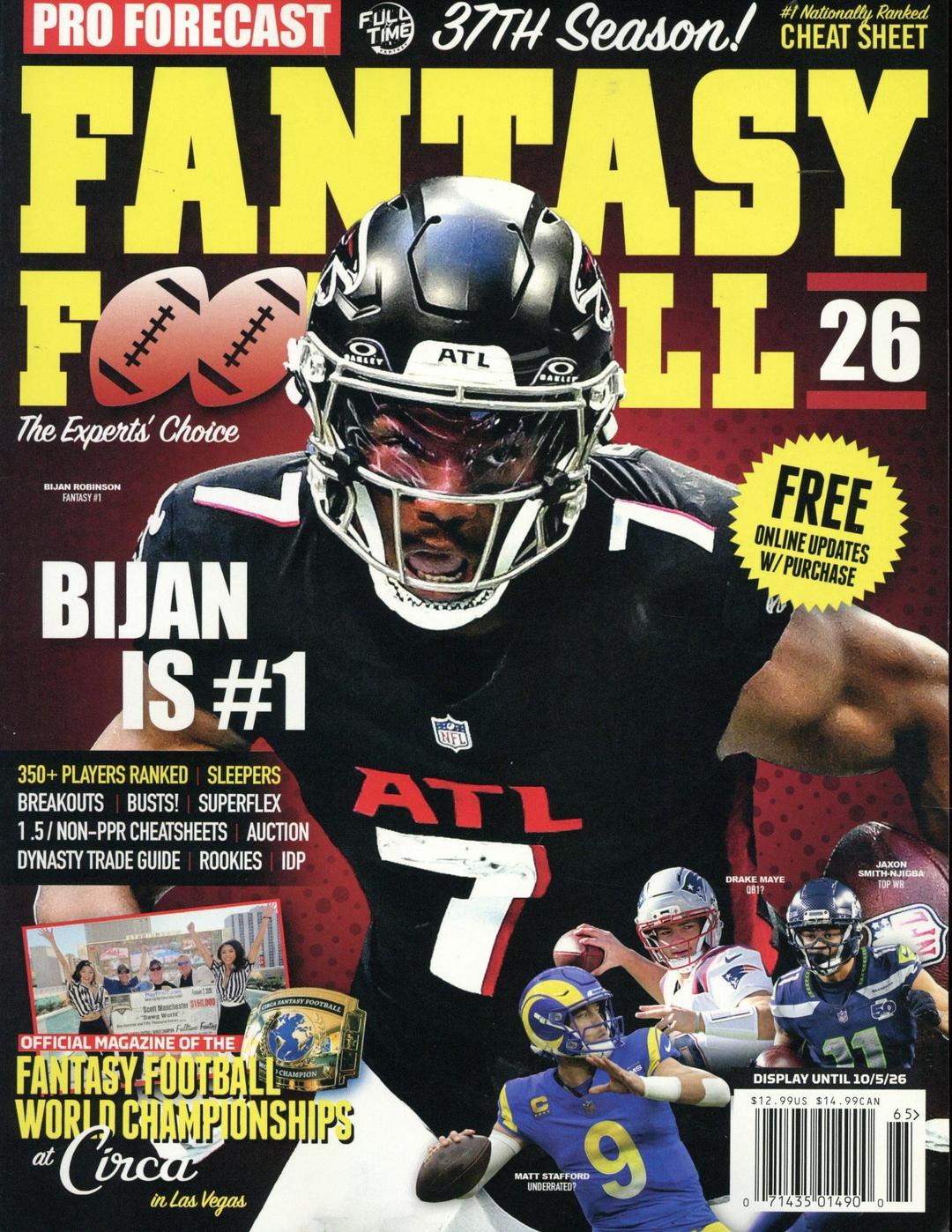 Pro Forecast fantasy Foot
