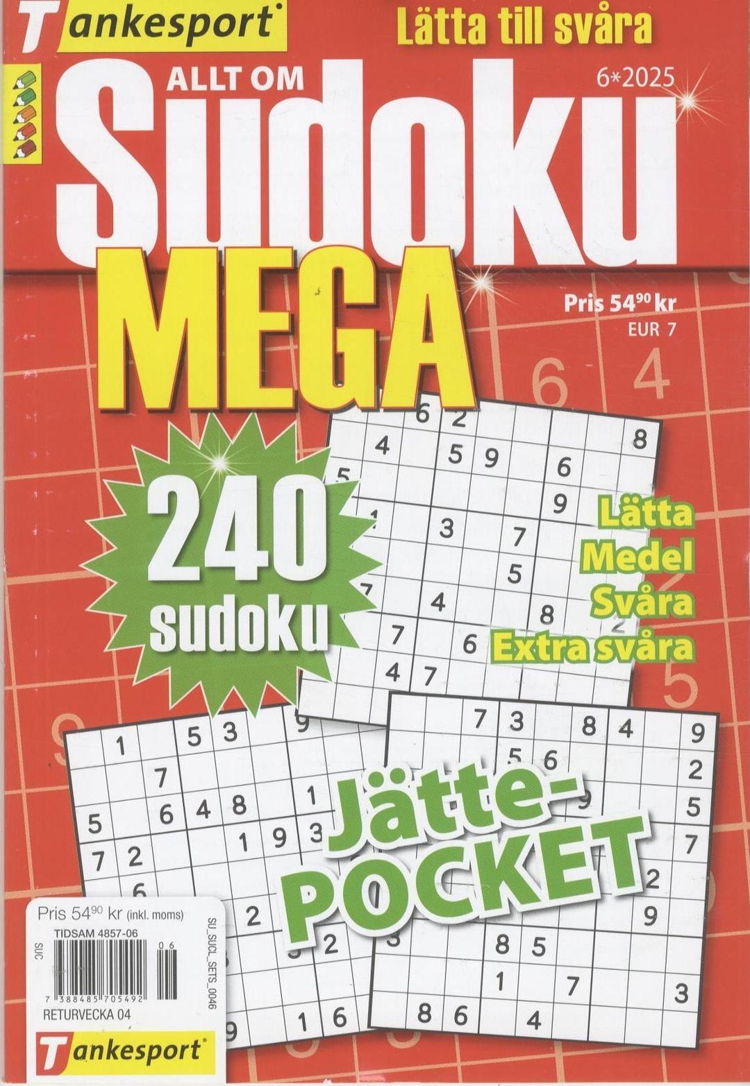 Allt om Sudoku MEGA