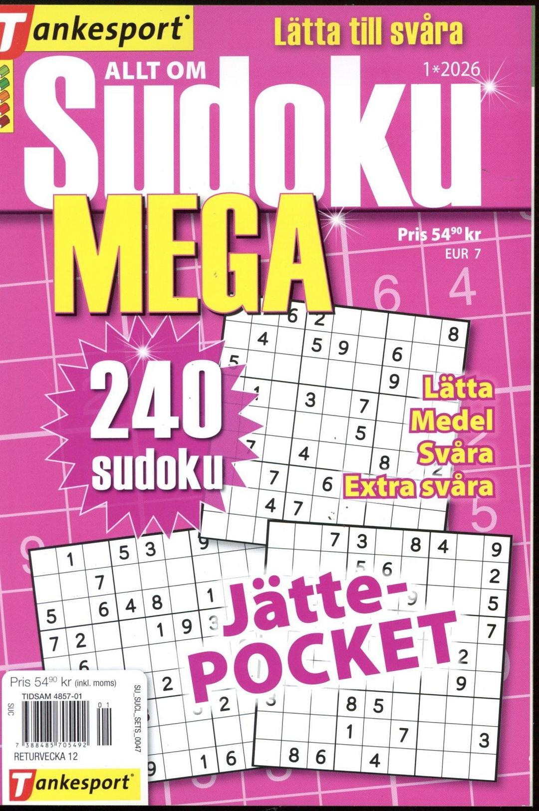 Allt om Sudoku MEGA
