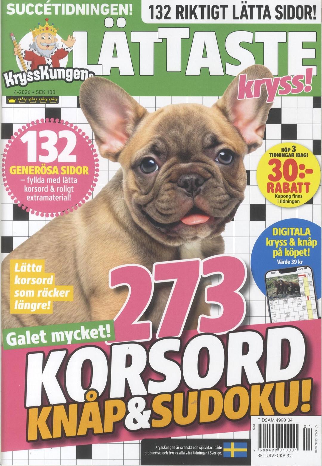 KryssKungens LÄTTASTE